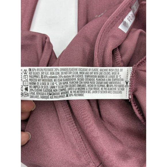 Forever 21 Womens Leggings Size S Mauve High Rise Stretchy Athleisure Pants Yoga - Picture 5 of 6